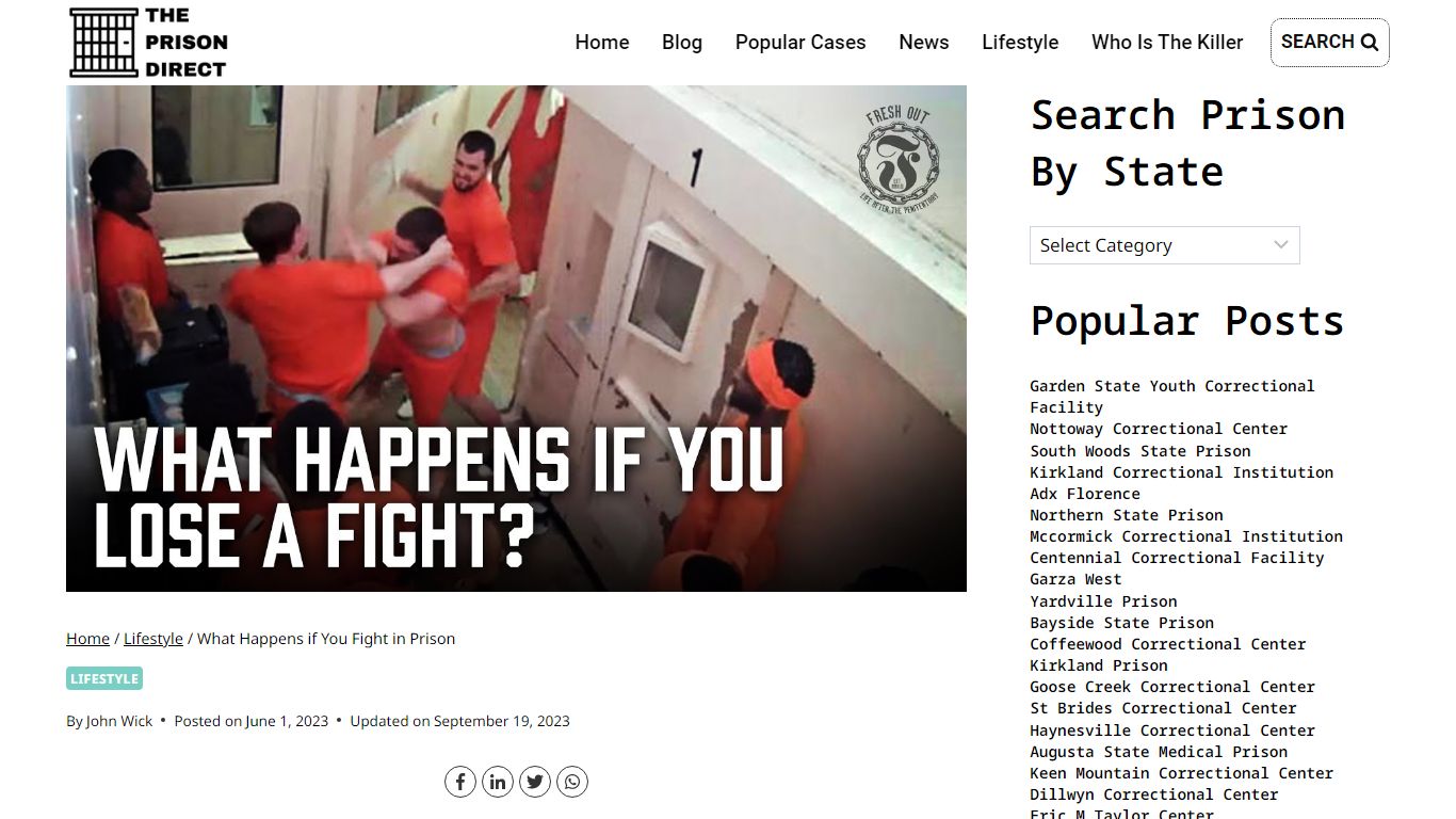 What Happens if You Fight in Prison - The Prison Direct